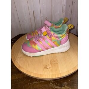 Adidas x LEGO Racer TR21 EL Little Kid shoes 'Digi Camo Bliss Orchid Toddler 9